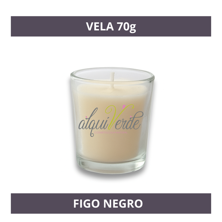 Vela aromática de higo negro