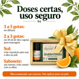 Doses e cuidados de uso do óleo essencial de Laranja e do sabonete