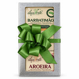 Kit Natal Caixa Prata AlquiVerde com 6 sabonetes vegetais de Barbatimão, Calêndula e Aroeira em caixa prata com laço verde